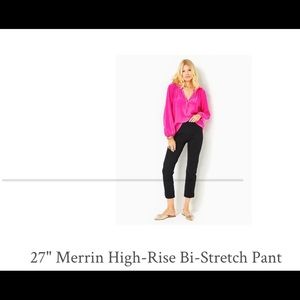 Lilly Pulitzer 27" Merrin High-Rise Bi-Stretch Pant